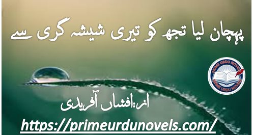 Pehchan liya tujh ko by Afshan Afridi