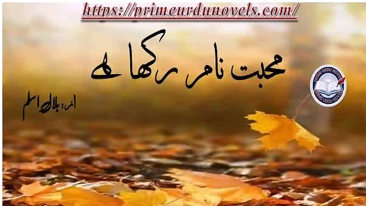 Mohabbat naam rakha hai by Bilal Aslam Complete