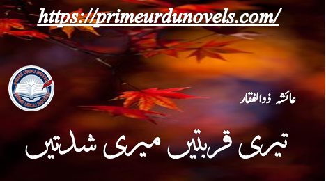 Teri qurbatain meri shiddatain by Ayesha Zulfiqar