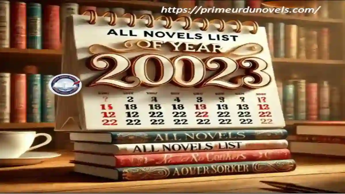 All Novels List 2023